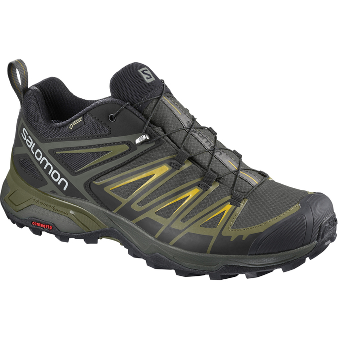 Zapatillas Trekking Salomon Hombre Negras - Salomon Argentina X ULTRA 3 GTX® ,472189-MVB